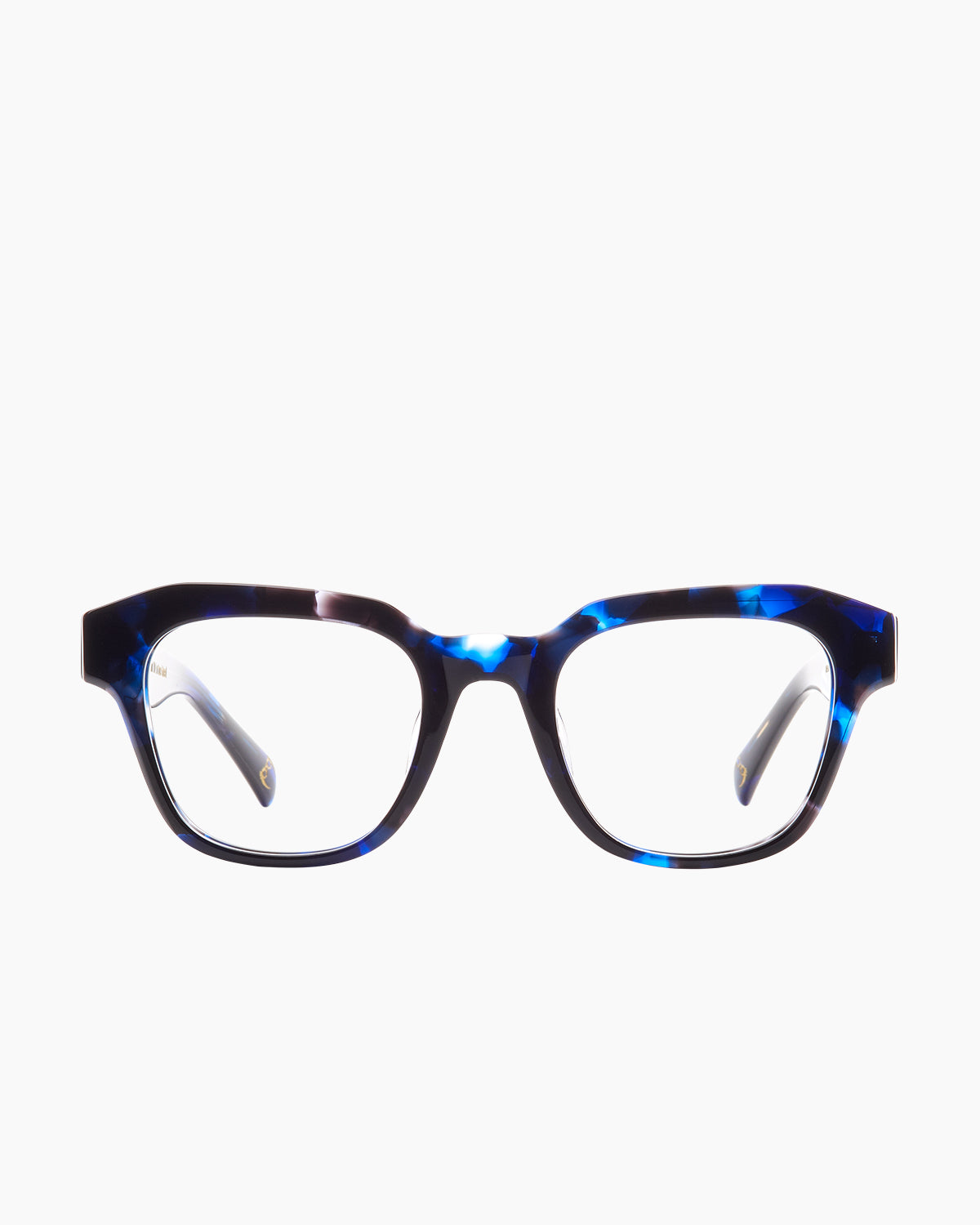 tortoise plastic rectangle eyeglasses by Spectacleeyeworks model Becca, front view, lunettes de vue rectangle couleur écaille de tortue
