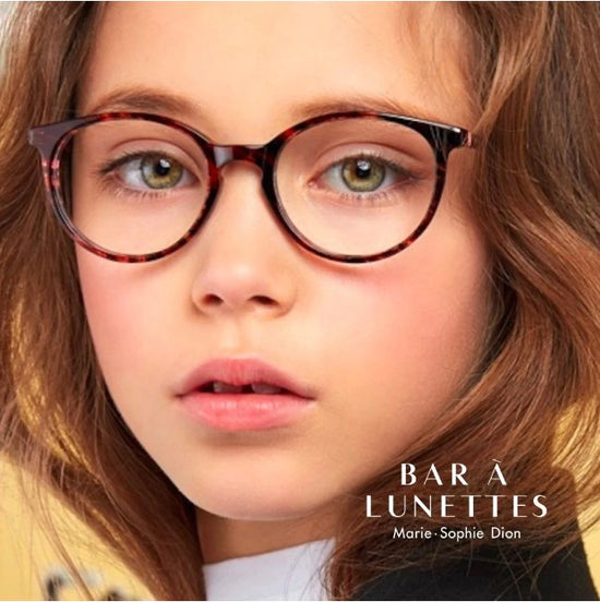 Lunette écaille enfant et montures enfants par Marie-Sophie Dion BAR À LUNETTES