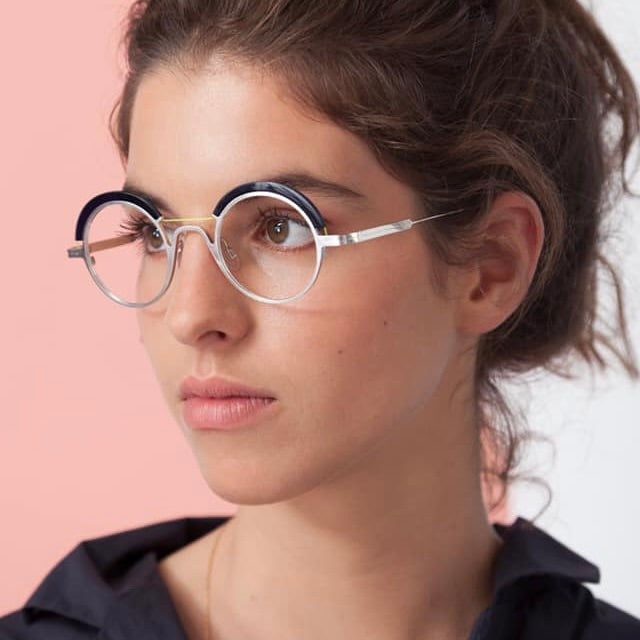 Lunette de vue ronde en métal pour femmes Anne et Valentin BAR À LUNETTES
