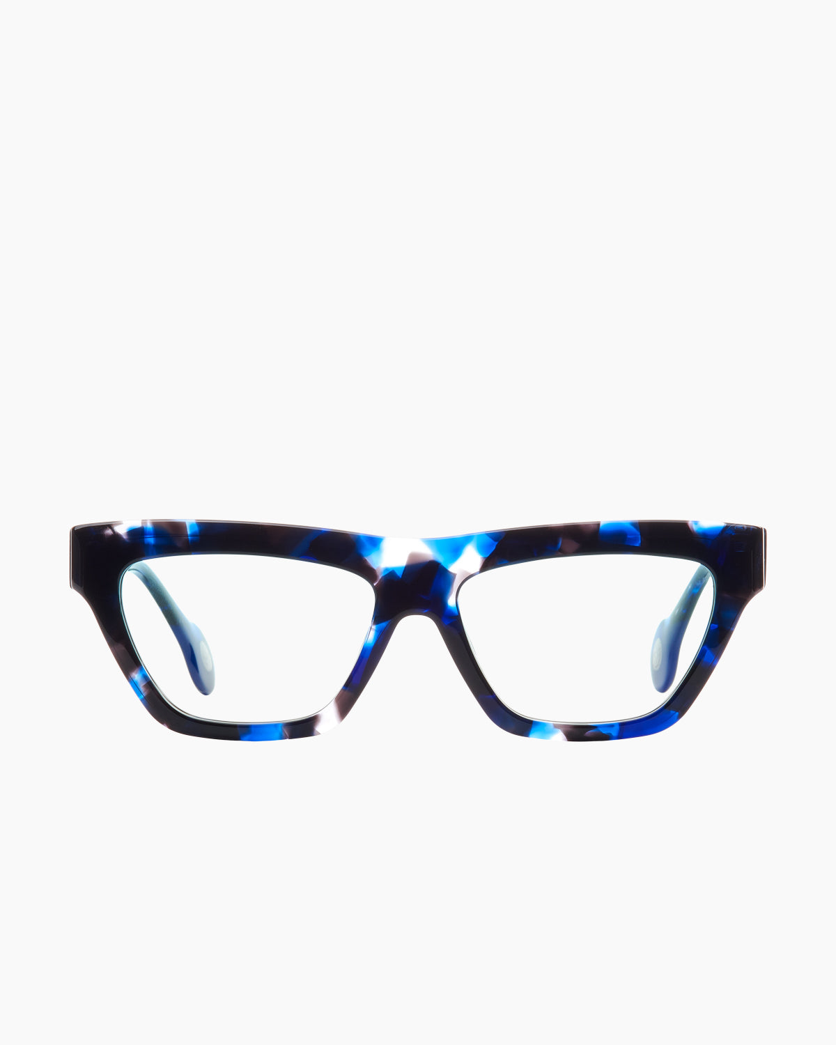 tortoise plastic butterfly eyeglasses by Spectacleeyeworks model Heaven, front view, lunettes de vue papillon couleur écaille de tortue